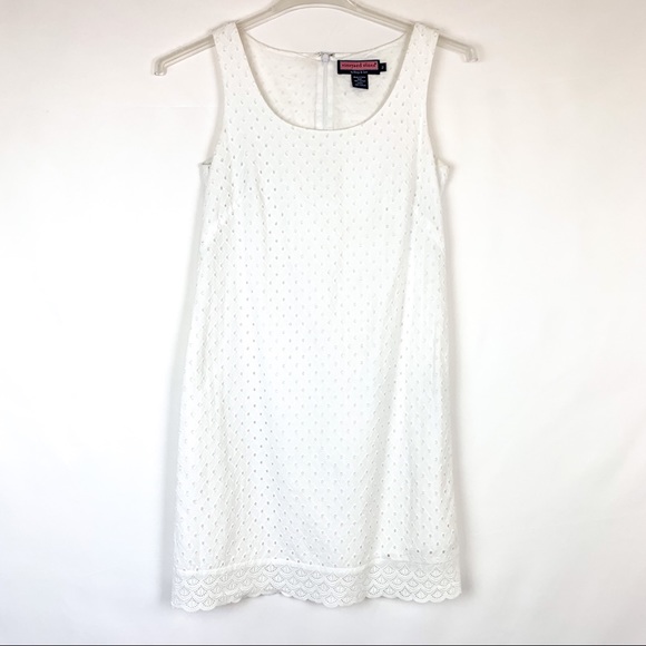 Vineyard Vines White Eyelet Shift Dress - Picture 5 of 8